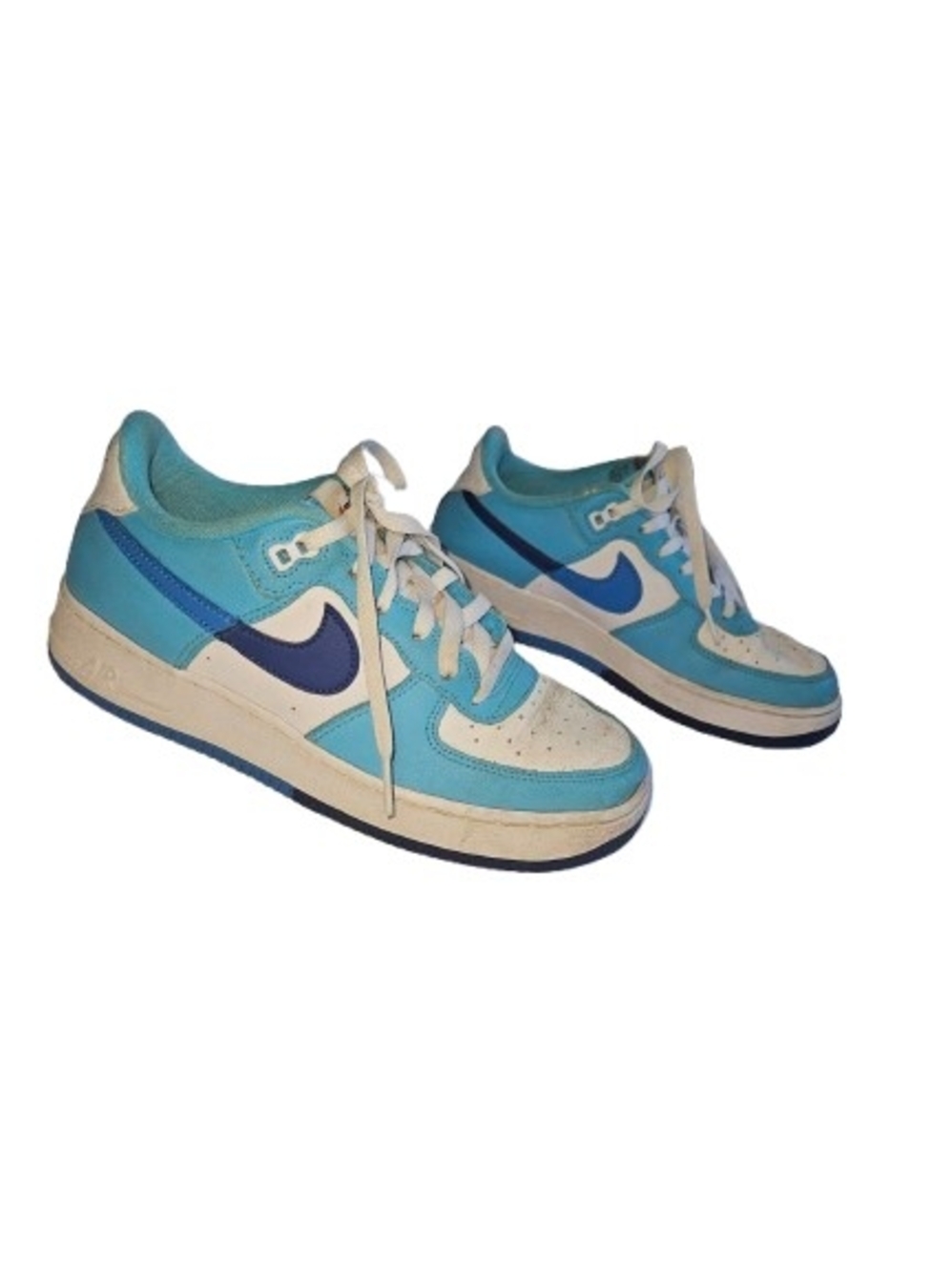 Nike Air Force 1 Split Big Kids 6.5 Women’s 8 Light Photo Blue